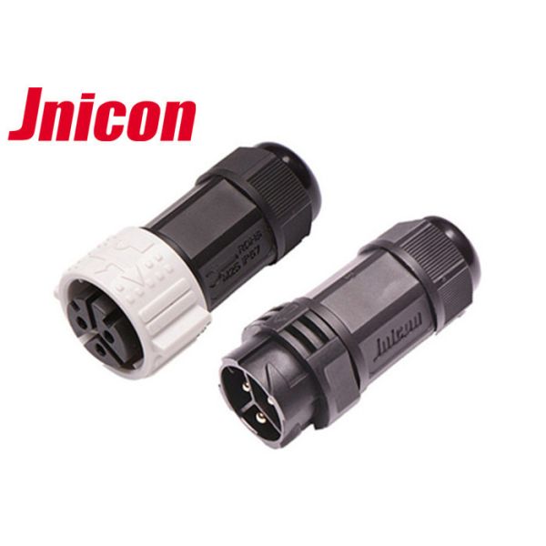 High Current Waterproof Circular Connectors , 3 Pin Circular Plastic Connectors