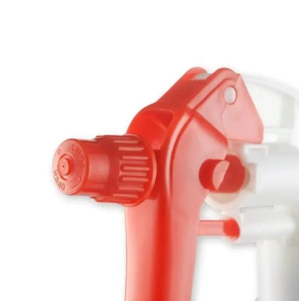Cabezal pulverizador de gatillo para botella de niebla resistente a productos químicos 28/400