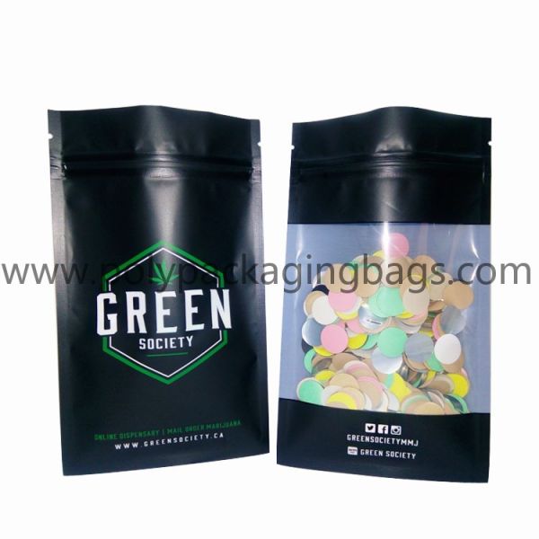 Smell Proof Aluminum Foil Laminated Mylar Ziplock Plastic Bag