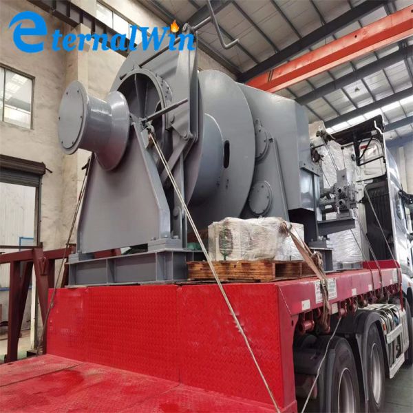 Marine Hydraulic Winch 20-30m/min Line Speed IP56 Rated Load 20-80kn
