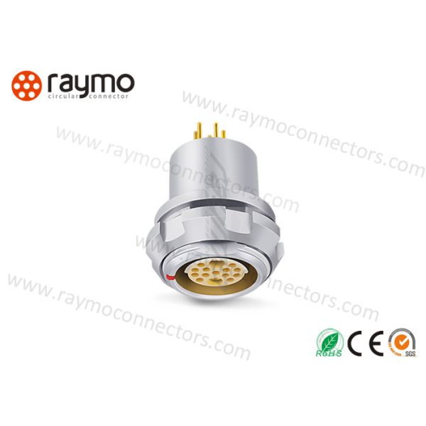 10 Pin Waterproof Connector DBP 1031 A 010 - 130 Rear Mount Fixed Connector