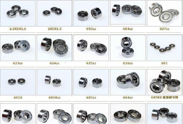 Mini Deep Groove Roller Ceramic Bearings Skateboard 607 608 809 625 626 681 682 683zz