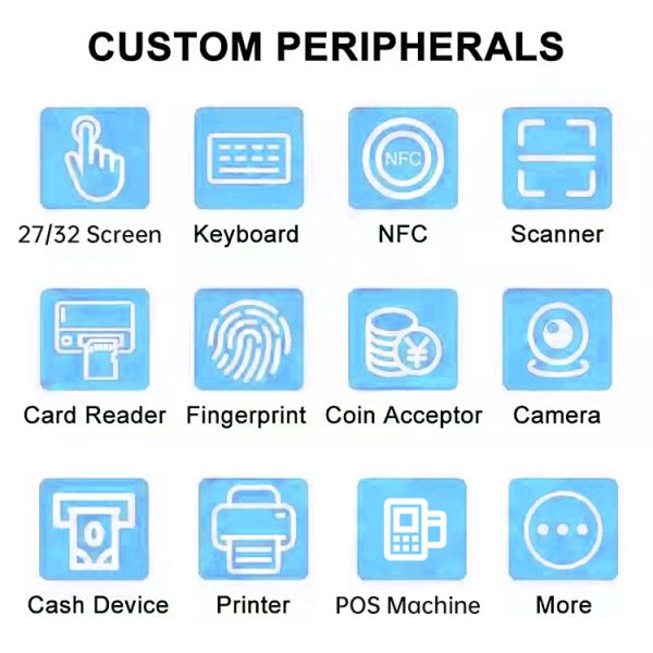 Custom Hotel Self Check in Checkout Kiosk Touch Screen Self Service Payment Kiosk with QR Code Reader and Thermal Printer
