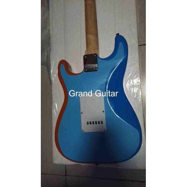 Custom Grand George Harrison Rocky Electric Guitar Accept Guitar and Bass with Colorful Pickups OEM