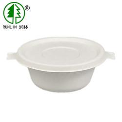 Bacia biodegradável do bagaço da cana-de-açúcar da salada 16OZ Compostable para afastado