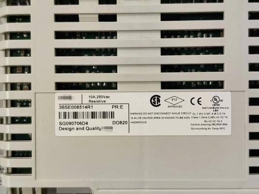 3BSE013258R1 Los canales de salida ABB tienen 8 salidas digitales DO815 de 24V, 8 canales