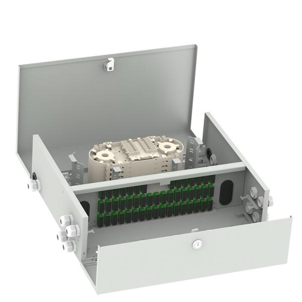 72/96 Conector de núcleos SC Caixa de terminação de fibra óptica para distribuição de redes LAN com fio