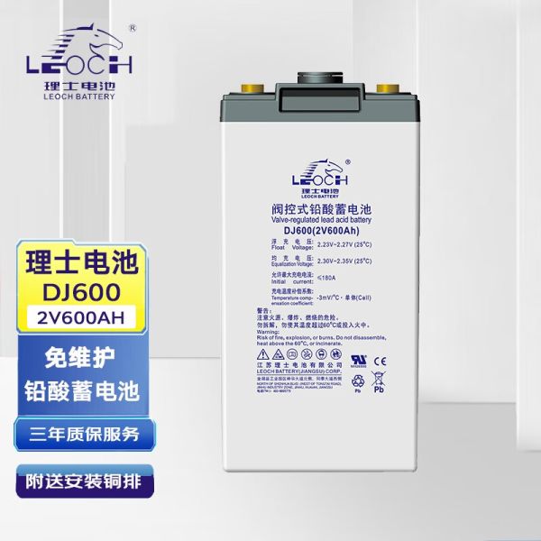 2V600Ah Leoch Battery DJ600 для систем накопления солнечной энергии