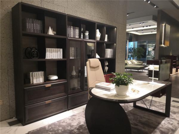 Italy designer furniture of Writing desk table Home office furniture Study room Reading table used Oak wood with marble