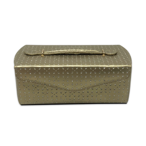 Gold Color 3 Drawers Rectangle Jewelry Storage Case