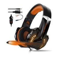 Livraison gratuite 3.5mm PS5 7.1 casque de jeu USB RGB sur l'oreille avec microphone pour Xbox