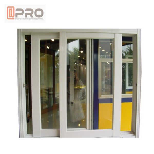 O pó revestiu a cor deslizante de alumínio de Windows opcional com o deslizamento do rolo da janela de deslizamento do alumínio do quadro da flexibilidade