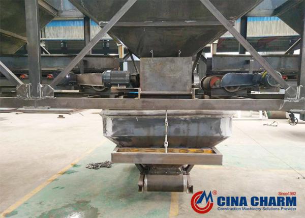 High Precision Concrete Batching Machine With 2885mm Charging Height