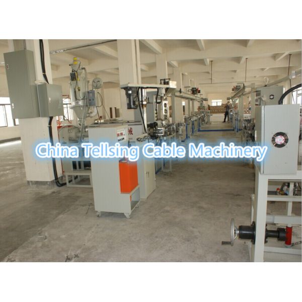 top quality BV,BVR,RV,BVN nylon sheath, low smoke halogen wire extrusion machine production line  China company tellsing