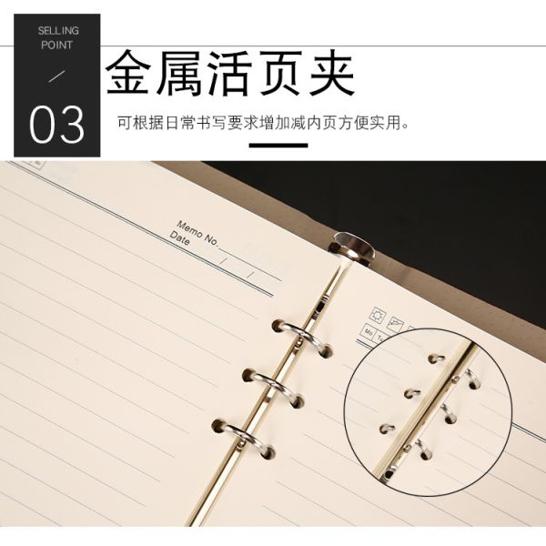 Кожаный связующий бизнес-планировщик с ручкой стационарный набор подарочная коробка на заказ логотип