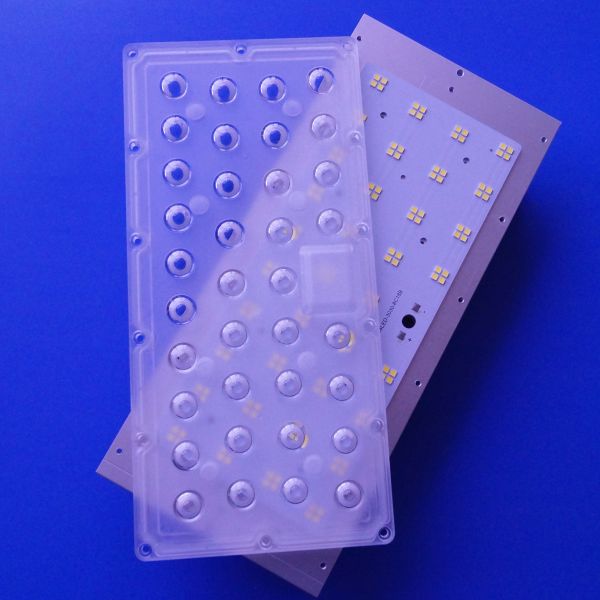 150 Degree Linear 253x120mm SMD3030 High Bay Light Lens 100w
