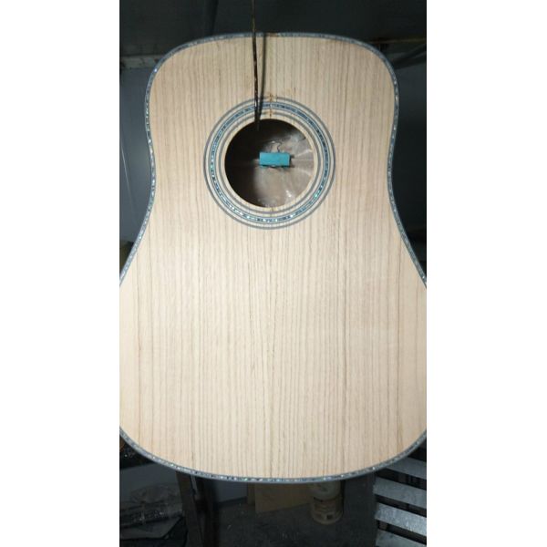 AAAA handmade all Solid OKA guitar dreadnought body guitar imported wood soundhole EQ D acoustic electric guitar
