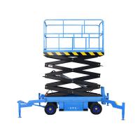 Aerial Construction 4m Scissor Lift 500kgs Mobile Hydraulic Scissor Lift