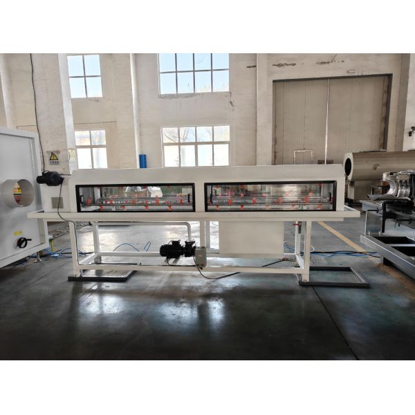 High Speed Planetary Cutting Double Wall Corrugated Pipe Extrusion Line with Integral Type Extruder and Hardness HV>740 for 32mm-200mm Screw Diameter