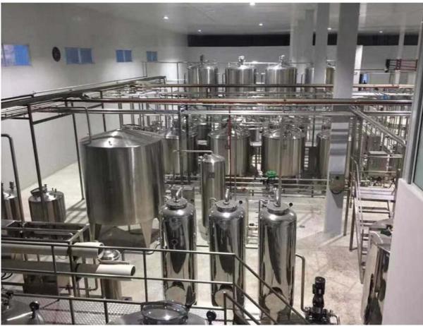 Instalação de processamento de leite UHT de 60 kW de aço inoxidável 304/316 para produção de alta capacidade