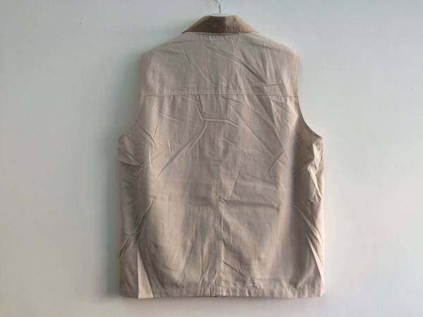 Mens classic vest，mens waist coat, gilet, vest in T/C fabric, beige colour, S-3XL, 049