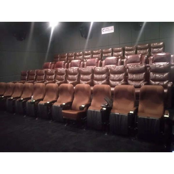 Room Commercial Theater Seating Comfort Superior Cushion Lifespan Power Coat Finish