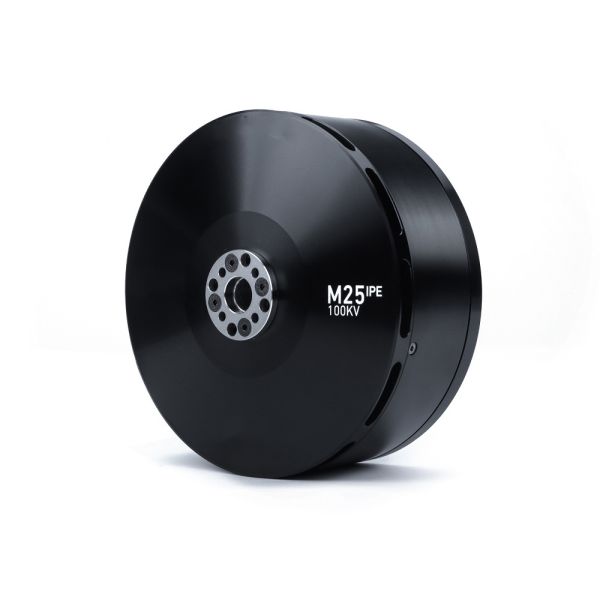 M25 IPE Brushless DC Motor with 15mm Shaft Diameter 10878W Maximum Power and 39.4kg Thrust for Manned Drones