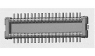 Conector de placa de PCB preto para placa 30 ciclos 0,8 mm altura de acoplamento