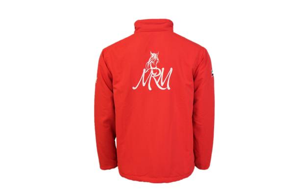 S-5XL Fleece Lined 413 GSM Black Thermal Jacket With Embroidery