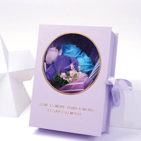 Round Window 12x12 250gsm Two Compartment Flower Box