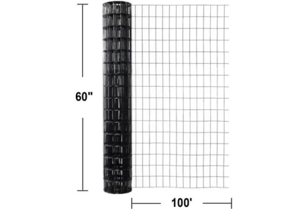 5 Ft PVC Coated Welded Metal Wire Mesh Fence 2X4 inch 14 Gauge
