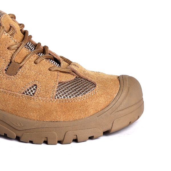 Shengjie Slip Resistant Leather Low Cut Steeltoe Metal Eyelets Boots Men's Breathable Safety Shoes