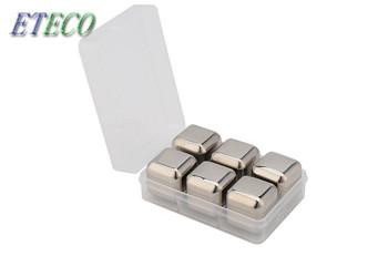 Reusable Stainless Steel Cooler Stones Non Corrode Drawstring Pouch Availiable