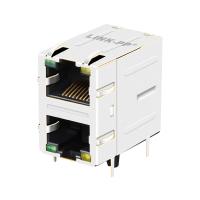 2301997-5 10/100 port RJ45 Jack With Magnetics modulaire LPJ17003-8AENL de la base-T 2x1