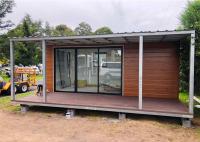 Wind Resistance Prefabricated Light Steel Frame Houses Foldable Mobile House / Steel Warehouse Storage