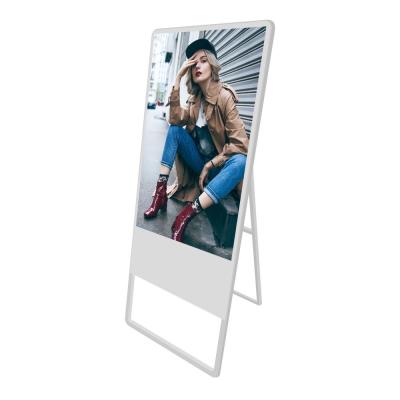 500nits 55 Portable LCD Free Standing Digital Display Screens