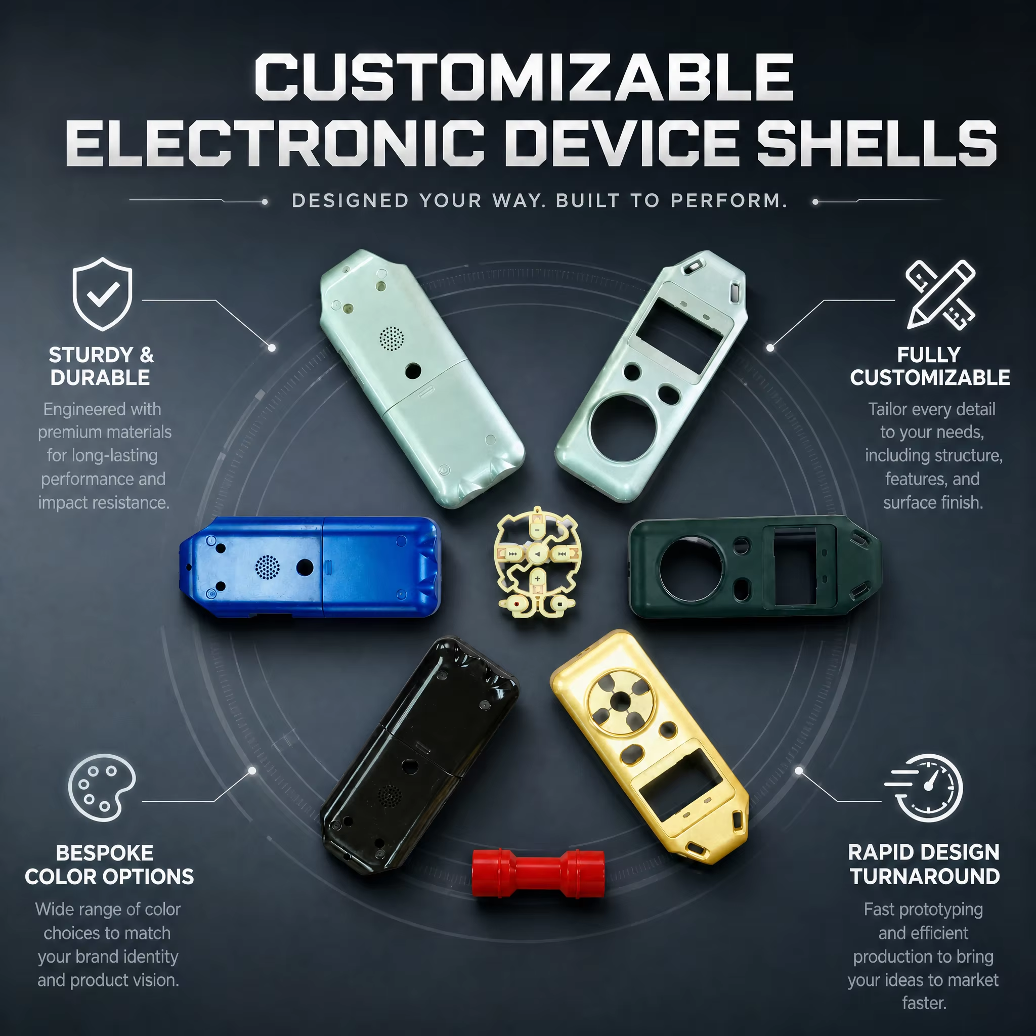 Custom Plastic Injection Molding Service | ABS, PA66, PP, PC, POM
