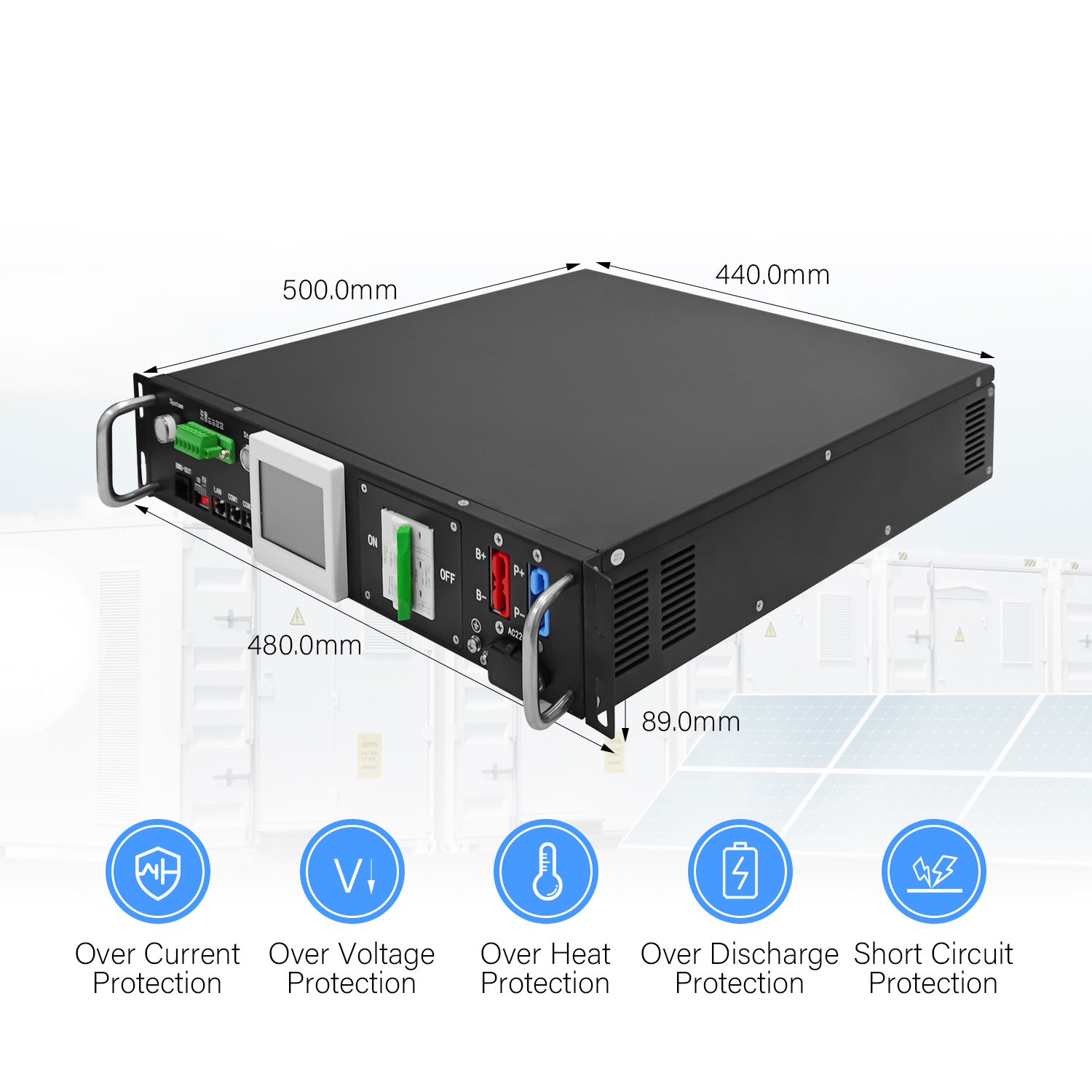 GCE 90s 288V 50A Master Slave BMS с 15s BMU CAN RS485 протокол LAN