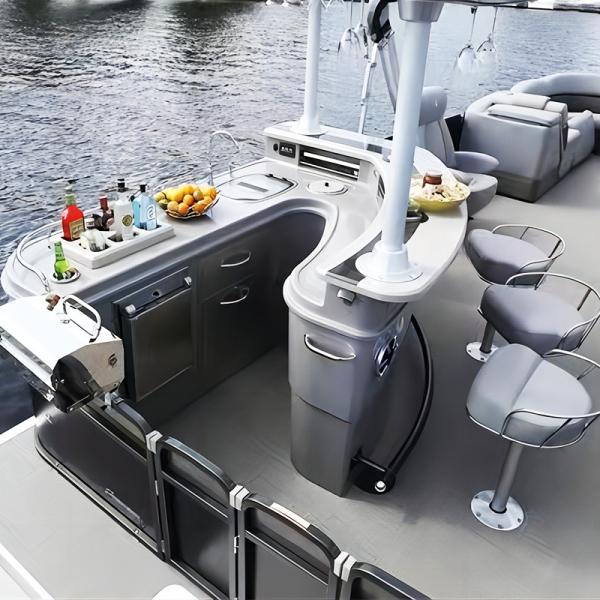 Résistance aux intempéries Pontoon Meubles de bateaux Accessoires de bateaux Résistant à la rouille