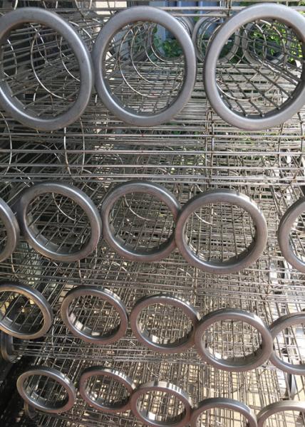 Gaiola mecânica do filtro da indústria 4 do aço carbono