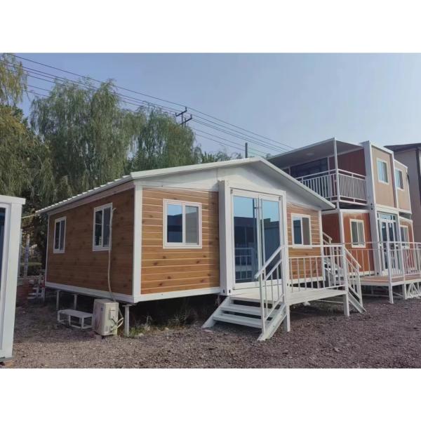Casa plegable prefabricada impermeable y a prueba de humedad para requisitos de baño personalizados y resistencia a terremotos de hasta 8 grados