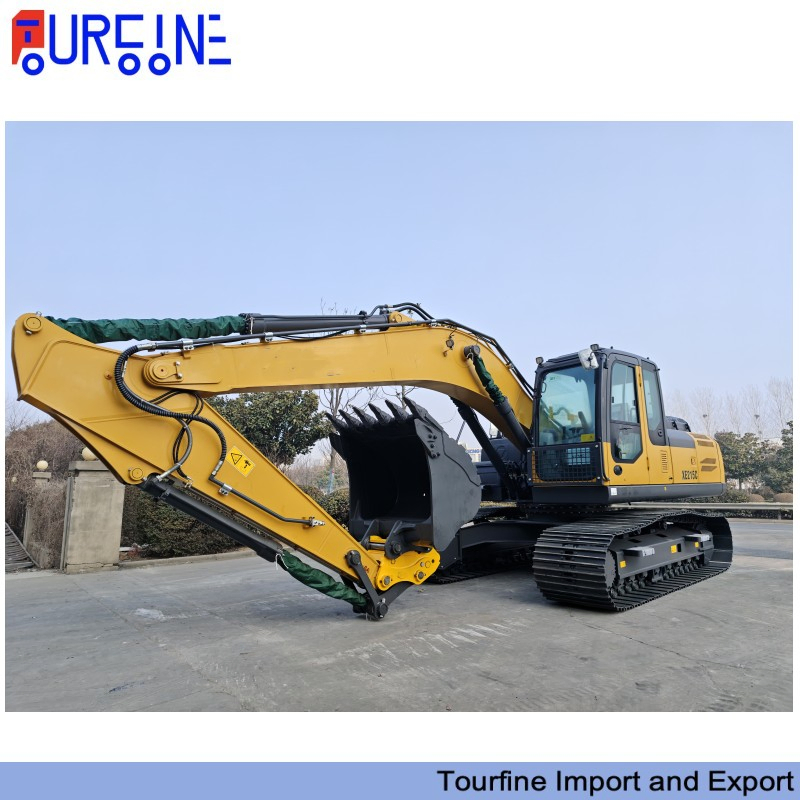 XCMG XE215C 21 Ton Hydraulic Crawler Excavator For Construction Demanding Earthmoving