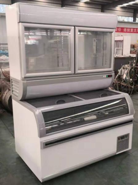 Commercial Combined Cooler Freezer Restaurant Vegetable Display Chiller