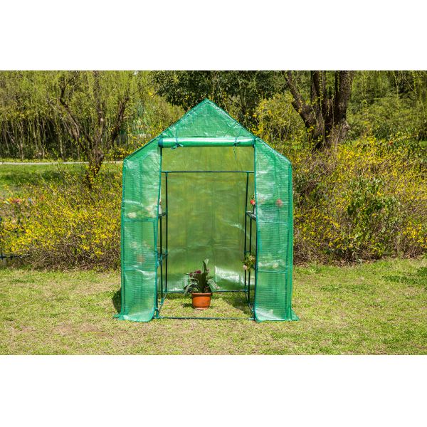 Frame Heavy Duty Metal Greenhouse Waterproof Plastic Vent for Outdoor Plant Growth