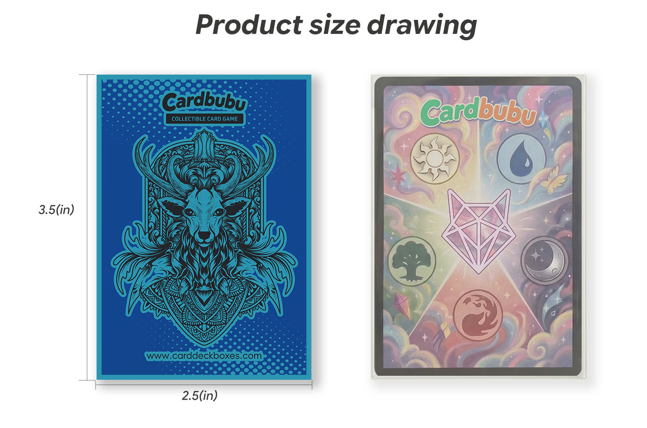 Custom Card Sleeves for MTG TCG Games  Bulk Manufacturing Private Label
