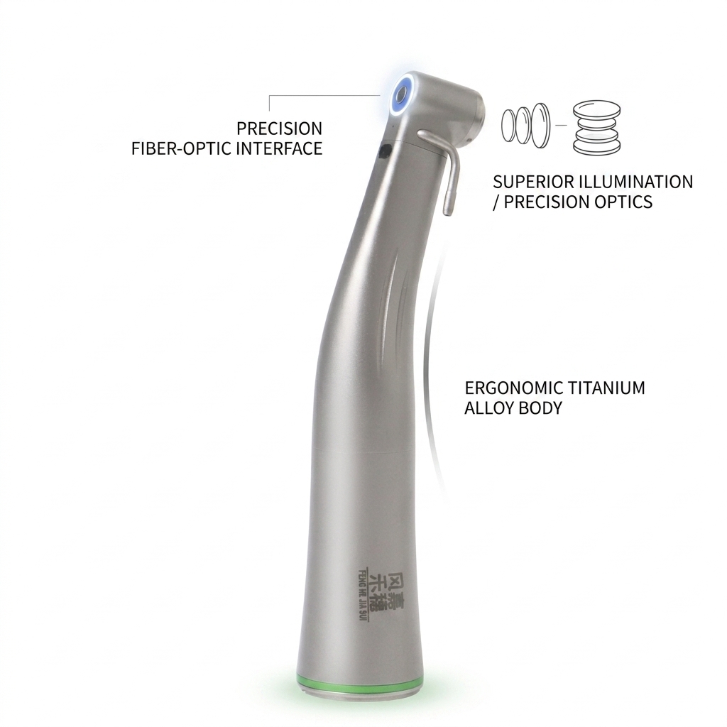Autoclavable 134°C Dental Low Speed Handpiece with Imported Ceramic Bearings and ≤ 0.01 Mm Concentricity