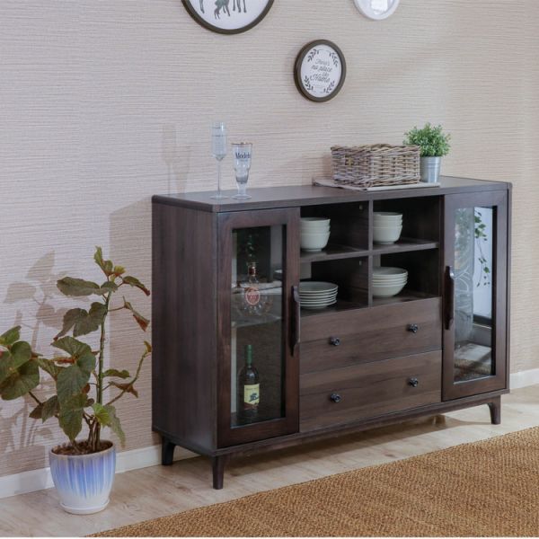 Wooden MDF Family Room Storage Cabinets Popular Living Room Cabinet Set