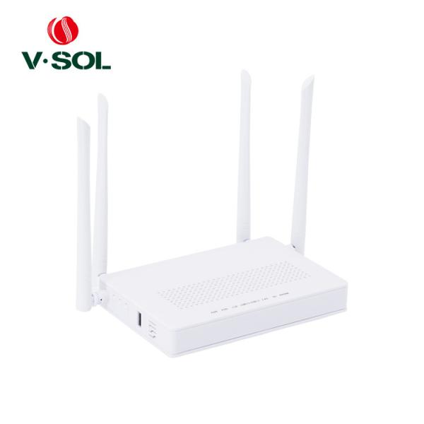 Faixa dupla WiFi 5 do gigabit GPON ONU 4GE 2POTS 1USB de HG3221D