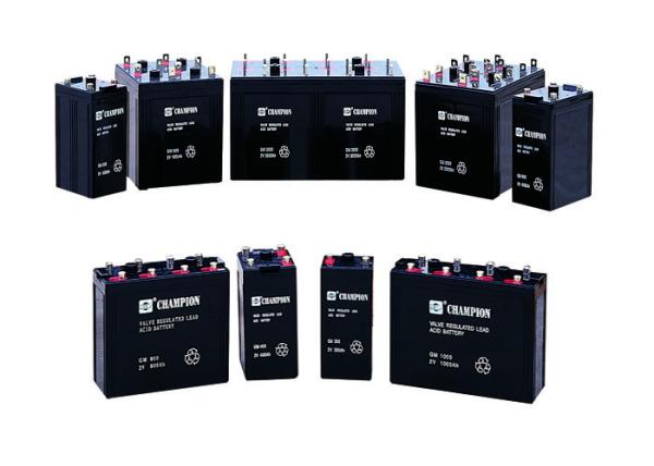 China Champion Battery 2V GM Series Lead Acid AGM battery, VRLA Battery, SLA Battery