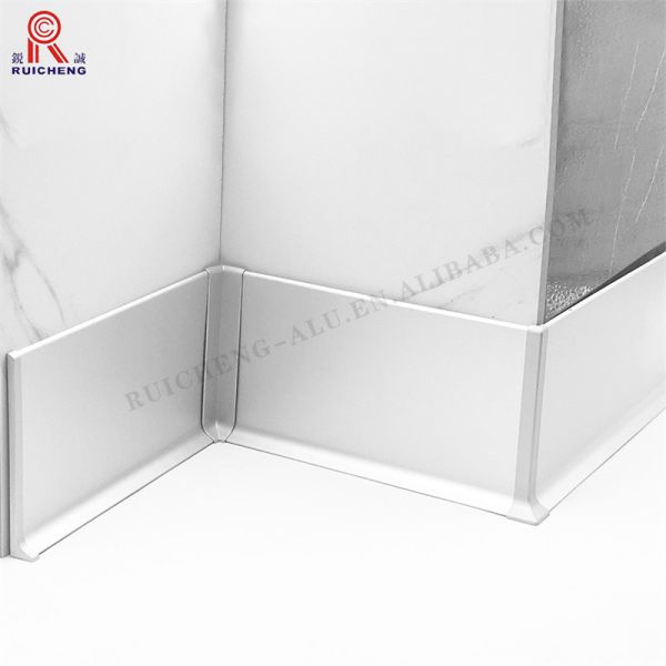 2.7m Powder Coated Aluminium Skirting Waterproof For Kitchen